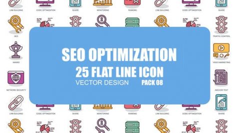 Preview Seo Optimization Flat Animation Icons 23370403