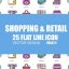 Preview Shoping And Retail Flat Animation Icons 23380866