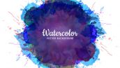 Freepik Abstract Colorful Watercolor Spalsh Design
