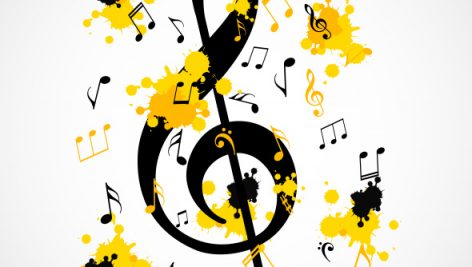 Freepik Abstract Musical Background With Notes