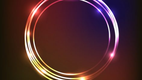 Freepik Abstract Neon Background With Circles