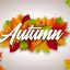 Freepik Autumn Illustration With Colorful Leaves And Lettering