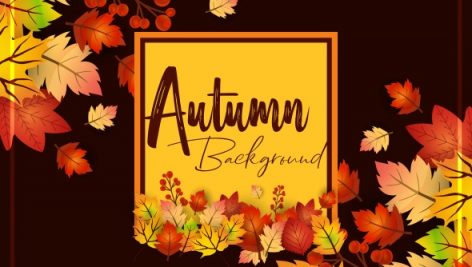 Freepik Autumn Season Design With Dark Background Vector 2