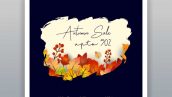 Freepik Autumn Season Sale Card Design Vector