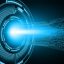 Freepik Blue Eye Cyber Circuit Future Technology Concept Background
