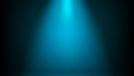 Freepik Blue Spotlights Shining On Transparent Background