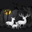 Freepik Deer In The Night Forest