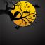 Freepik Halloween Bats And Crow At Night With Full Moon