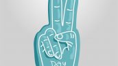 Freepik Hand With Little Love Of Peace Grey Background