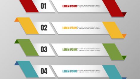Freepik Infographics Banners Template Multicolor Vector Set And Text Box For Presentation Layout 2