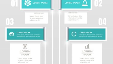 Freepik Infographics Design Template With Icons 2