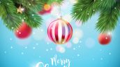 Freepik Merry Christmas Illustration With Ornamental Balls
