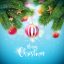 Freepik Merry Christmas Illustration With Ornamental Balls