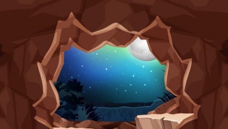 Freepik Moonlight Cave Landscape