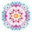 Freepik Multicolor Mandala With Flower And Plant Motifs