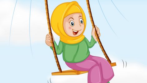 Freepik Muslim Girl On Swing