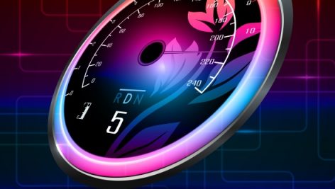 Freepik Racing Car Speedometer With Abstract Background