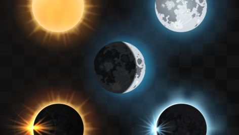 Freepik Sun Moon Eclipses