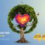 Preview Earth Globe Tree Logo Display 25862898