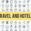 Preview Travel And Hotels Outline Icons 21291309