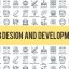 Preview Web Design And Development Outline Icons 21303260