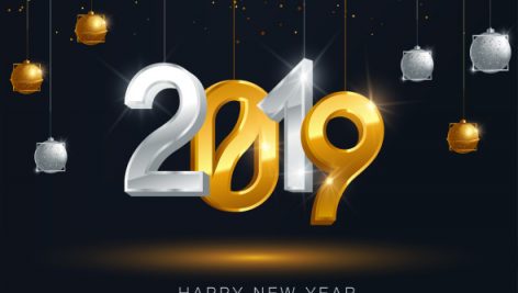 Freepik 2019 Happy New Year
