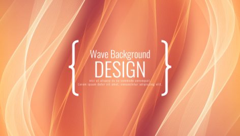 Freepik Abstract Stylish Wave Background Design