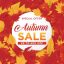 Freepik Autmn Sale Background Template With Maple Leaves