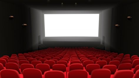 Freepik Cinema Auditorium With White Blank Bright Screen