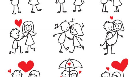 Freepik Couple In Love Stick Figure Doodle