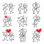 Freepik Couple In Love Stick Figure Doodle