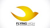 Freepik Flying Abstract Bird Logo