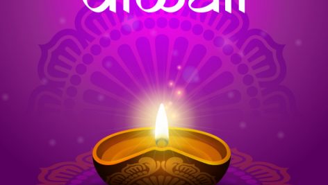 Freepik Happy Diwali Greeting With Diya Candle