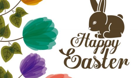 Freepik Happy Easter Card Design Vector Illustration