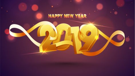 Freepik Happy New Year 2019 Background