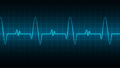 Freepik Heart Beats Cardiogram Background