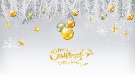 Freepik Merry Christmas And Happy New Year Typography