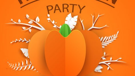 Freepik Pumpkin Origami Style Icon Halloween Illustration