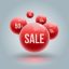 Freepik Red Balls Group For Sale Advertising Promotion And Poster