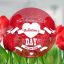 Freepik Valentine Background With Close Up View Red Tulips