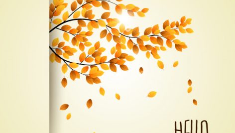 Freepik Vector Illustration Of Autumn Branch With Falling Leaves