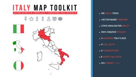 Preview Italy Map Toolkit 26892363