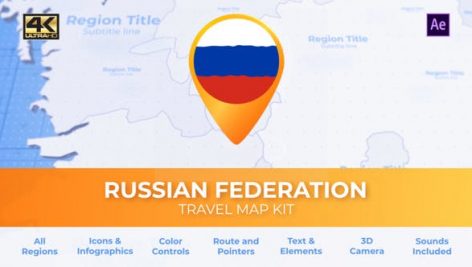 Preview Travel Map Russia Russian Federation Map 26922771