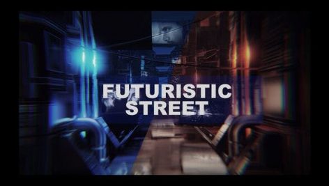 Preview 4K Futuristic Thechnology Street Opener 26876186