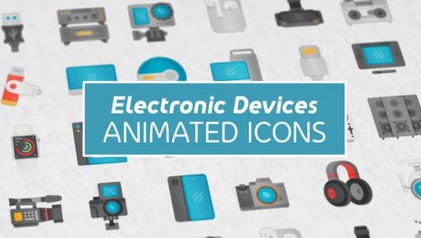 Preview Electronic Devices Modern Flat Animated Icons 26863959