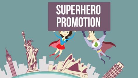Preview Superhero Promotes Your App Or Service 9220047
