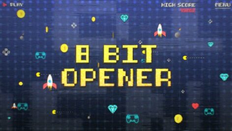 Preview 8 Bit Old Game Opener 28798911