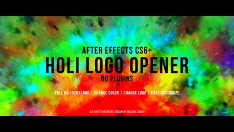 Preview Holi Logo Opener 22765398
