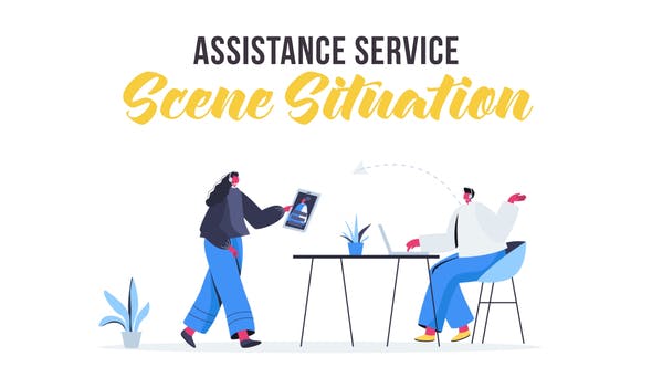 Videohive Assistance service – Scene Situation 28435428