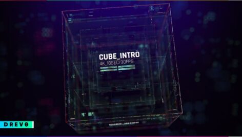 Preview Cube Intro Glitch Opener 28746004